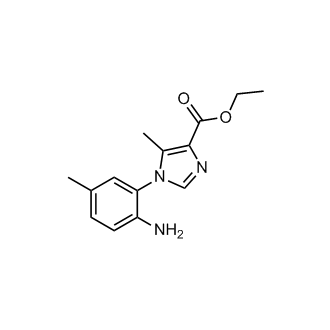 Ethyl 1-(2-amino-5-methylphenyl)-5-methyl-1H-imidazole-4-carboxylate