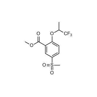 5-Methylsulfonyl-2-(2,2,2-trifluoro-1-methylethoxy)benzoic acid methyl ester
