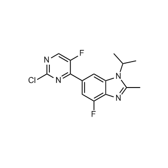 6-(2-Chloro-5-fluoropyrimidin-4-yl)-4-fluoro-2-methyl-1-(propan-2-yl)-1H-1,3-benzodiazole