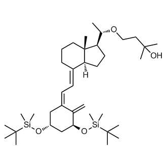 4-((S)-1-((1S,3aS,7aS,E)-4-((Z)-2-((3S,5R)-3,5-bis((tert-butyldimethylsilyl)oxy)-2-methylenecyclohexylidene)ethylidene)-7a-methyloctahydro-1H-inden-1-yl)ethoxy)-2-methylbutan-2-ol