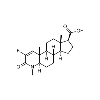 2-Fluoro-4-methyl-3-oxo-4-aza-5α-androst-1-ene-17β-carboxylic acid