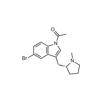 (R)-1-(5-Bromo-3-((1-methylpyrrolidin-2-yl)methyl)-1H-indol-1-yl)ethanone