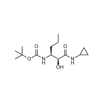 tert-Butyl ((2S,3S)-1-(cyclopropylamino)-2-hydroxy-1-oxohexan-3-yl)carbamate