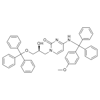 (S)-1-(2-hydroxy-3-(trityloxy)propyl)-4-(((4-methoxyphenyl)diphenylmethyl)amino)pyrimidin-2(1H)-one