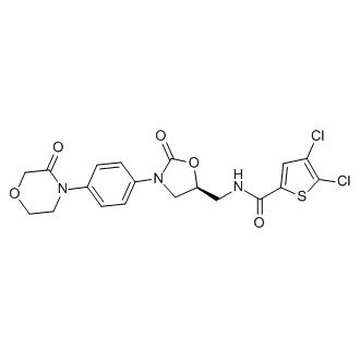 (S)-4,5-dichloro-N-((2-oxo-3-(4-(3-oxomorpholino)phenyl)oxazolidin-5-yl)methyl)thiophene-2-carboxamide