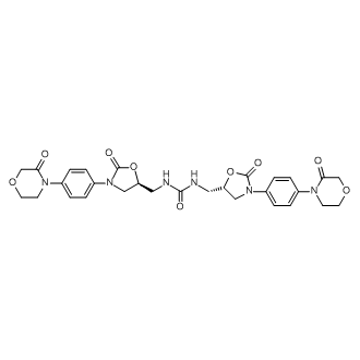 1,3-bis(((S)-2-oxo-3-(4-(3-oxomorpholino)phenyl)oxazolidin-5-yl)methyl)urea