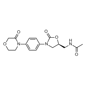 (S)-N-((2-oxo-3-(4-(3-oxomorpholino)phenyl)oxazolidin-5-yl)methyl)acetamide