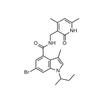 6-Bromo-1-(sec-butyl)-N-((4,6-dimethyl-2-oxo-1,2-dihydropyridin-3-yl)methyl)-3-methyl-1H-indole-4-carboxamide