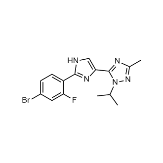 5-(2-(4-Bromo-2-fluorophenyl)-1H-imidazol-4-yl)-1-isopropyl-3-methyl-1H-1,2,4-triazole