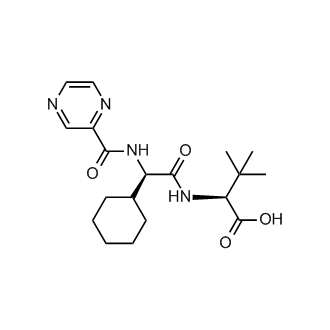 (S)-2-((R)-2-cyclohexyl-2-(pyrazine-2-carboxamido)acetamido)-3,3-dimethylbutanoic acid