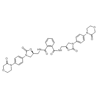N1,N2-bis(((S)-2-oxo-3-(4-(3-oxomorpholino)phenyl)oxazolidin-5-yl)methyl)phthalamide