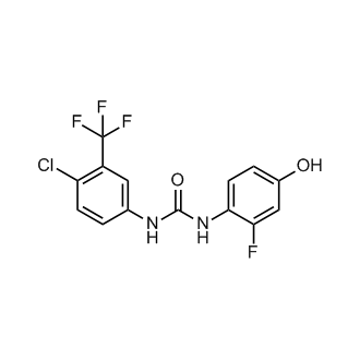1-(4-Chloro-3-(trifluoromethyl)phenyl)-3-(2-fluoro-4-hydroxyphenyl)urea