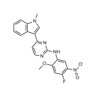 N-(4-Fluoro-2-methoxy-5-nitrophenyl)-4-(1-methyl-1H-indol-3-yl)pyrimidin-2-amine