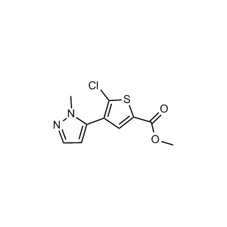 Methyl 5-chloro-4-(1-methyl-1H-pyrazol-5-yl)thiophene-2-carboxylate