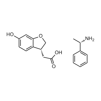 (S)-1-phenylethanamine (R)-2-(6-hydroxy-2,3-dihydrobenzofuran-3-yl)acetate