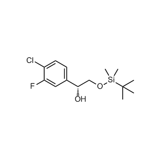 (R)-2-((tert-butyldimethylsilyl)oxy)-1-(4-chloro-3-fluorophenyl)ethanol