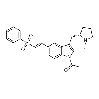 (S,E)-1-(3-((1-methylpyrrolidin-2-yl)methyl)-5-(2-(phenylsulfonyl)vinyl)-1H-indol-1-yl)ethan-1-one