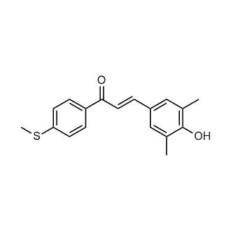 1-(4-Methylthiophenyl)-3-(3,5-dimethyl-4-hydroxyphenyl)prop-2-en-1-one