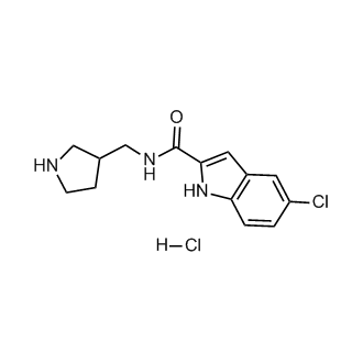 5-chloro-N-(pyrrolidin-3-ylmethyl)-1H-indole-2-carboxamide hydrochloride