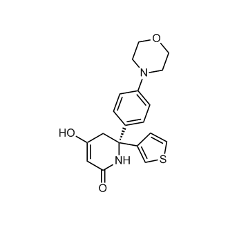 (R)-4-hydroxy-6-(4-morpholinophenyl)-6-(thiophen-3-yl)-5,6-dihydropyridin-2(1H)-one