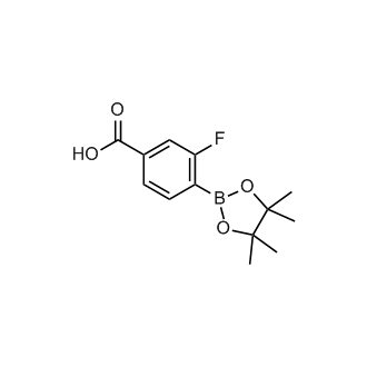 3-Fluoro-4-(4,4,5,5-tetramethyl-1,3,2-dioxaborolan-2-yl)benzoic acid