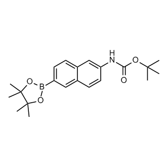 (6-((tert-Butoxycarbonyl)amino)naphthalen-2-yl)boronic acid pinacol ester
