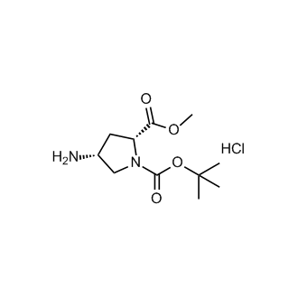 (2R,4R)-1-tert-Butyl 2-methyl 4-aminopyrrolidine-1,2-dicarboxylate hydrochloride