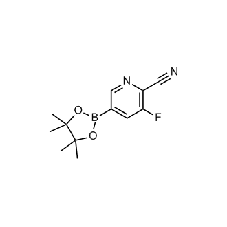 3-Fluoro-5-(4,4,5,5-tetramethyl-1,3,2-dioxaborolan-2-yl)picolinonitrile