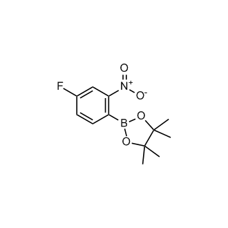 2-(4-Fluoro-2-nitrophenyl)-4,4,5,5-tetramethyl-1,3,2-dioxaborolane