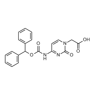 2-(4-(((Benzhydryloxy)carbonyl)amino)-2-oxopyrimidin-1(2H)-yl)acetic acid