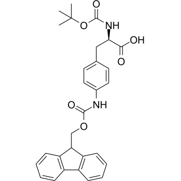 (R)-3-(4-((((9H-Fluoren-9-yl)methoxy)carbonyl)amino)phenyl)-2-((tert-butoxycarbonyl)amino)propanoic acid