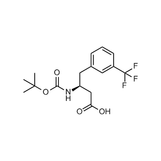 (S)-3-((tert-Butoxycarbonyl)amino)-4-(3-(trifluoromethyl)phenyl)butanoic acid