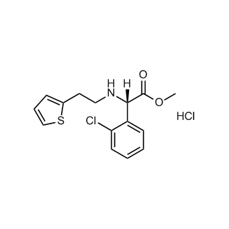 (S)-Methyl 2-(2-chlorophenyl)-2-((2-(thiophen-2-yl)ethyl)amino)acetate hydrochloride