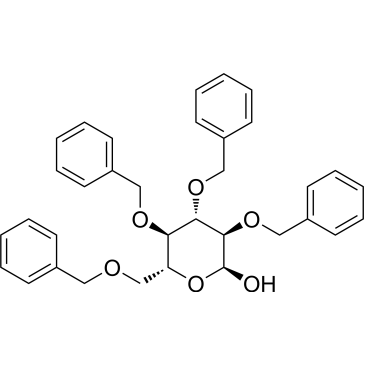 (2S,3R,4S,5R,6R)-3,4,5-Tris(benzyloxy)-6-((benzyloxy)methyl)tetrahydro-2H-pyran-2-ol