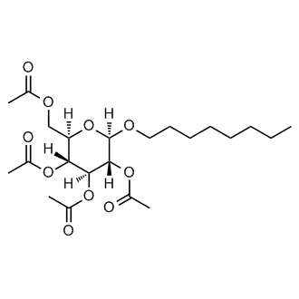 (2R,3R,4S,5R,6R)-2-(Acetoxymethyl)-6-(octyloxy)tetrahydro-2H-pyran-3,4,5-triyl triacetate