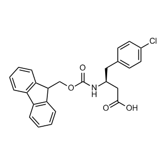 (S)-3-((((9H-Fluoren-9-yl)methoxy)carbonyl)amino)-4-(4-chlorophenyl)butanoic acid