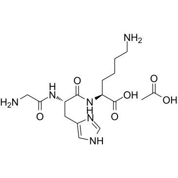 (S)-6-Amino-2-((S)-2-(2-aminoacetamido)-3-(1H-imidazol-4-yl)propanamido)hexanoic acid compound with acetic acid (1:1)