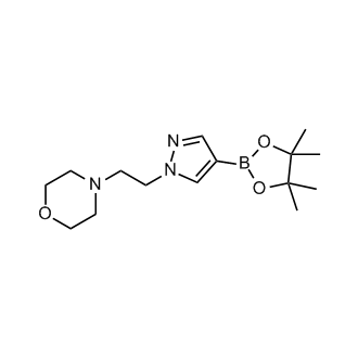 4-(2-(4-(4,4,5,5-Tetramethyl-1,3,2-dioxaborolan-2-yl)-1H-pyrazol-1-yl)ethyl)morpholine