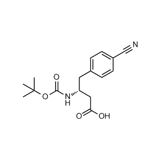 (R)-3-((tert-Butoxycarbonyl)amino)-4-(4-cyanophenyl)butanoic acid