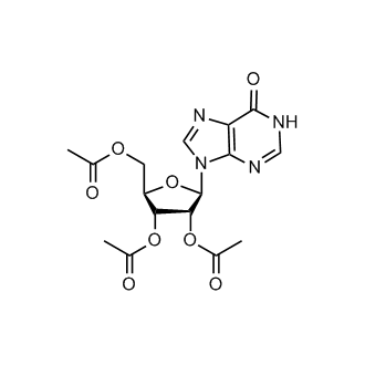 (2R,3R,4R,5R)-2-(Acetoxymethyl)-5-(6-oxo-1H-purin-9(6H)-yl)tetrahydrofuran-3,4-diyl diacetate