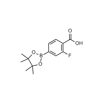 2-Fluoro-4-(4,4,5,5-tetramethyl-1,3,2-dioxaborolan-2-yl)benzoic acid