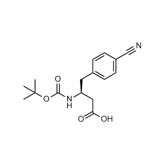 (S)-3-((tert-Butoxycarbonyl)amino)-4-(4-cyanophenyl)butanoic acid