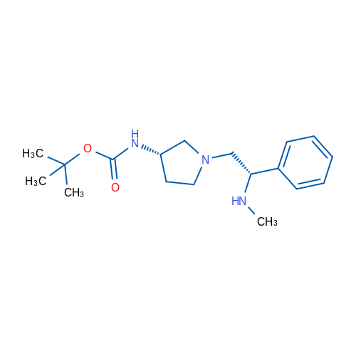 tert-Butyl ((S)-1-((S)-2-(methylamino)-2-phenylethyl)pyrrolidin-3-yl)carbamate 1g