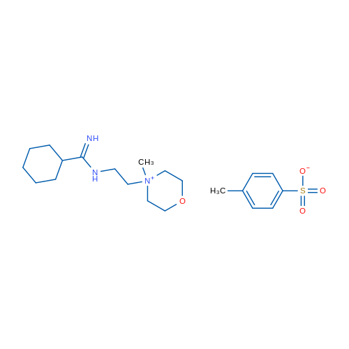 4-(2-(Cyclohexanecarboximidamido)ethyl)-4-methylmorpholin-4-ium 4-methylbenzenesulfonate 25g
