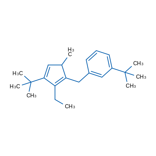 1-(tert-Butyl)-3-((3-(tert-butyl)-2-ethyl-5-methylcyclopenta-1,3-dien-1-yl)methyl)benzene 1g