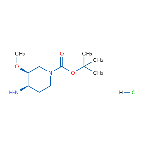 cis-tert-Butyl 4-amino-3-methoxypiperidine-1-carboxylate hydrochloride 1g