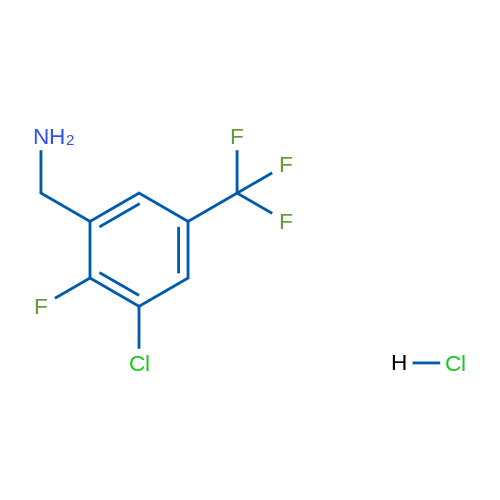 (3-Chloro-2-fluoro-5-(trifluoromethyl)phenyl)methanamine hydrochloride 1g