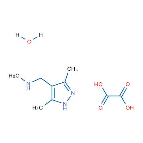 1-(3,5-Dimethyl-1H-pyrazol-4-yl)-N-methylmethanamine oxalate hydrate 1g