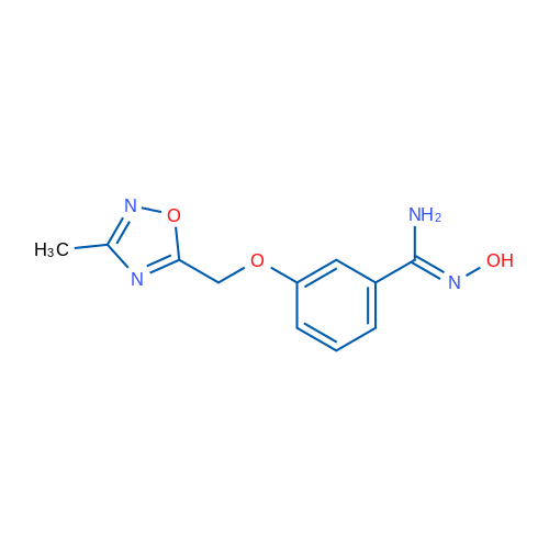 (Z)-N'-hydroxy-3-((3-methyl-1,2,4-oxadiazol-5-yl)methoxy)benzimidamide 1g