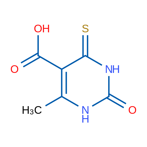 6-methyl-2-oxo-4-thioxo-1,2,3,4-tetrahydropyrimidine-5-carboxylic acid 1g